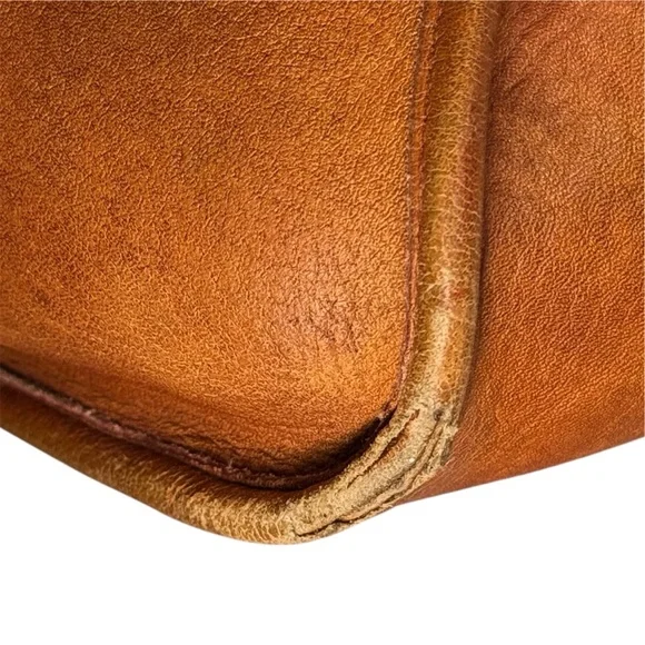 Vintage Coach OG Flite Bag in Rust - Style No. 9325 w/ Cartouche Embossing - Picture 6 of 11